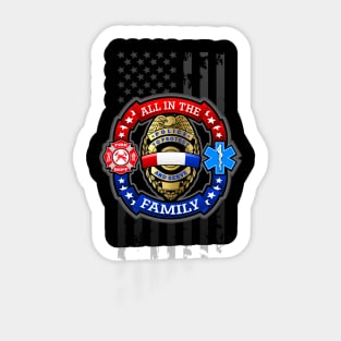 ALL IN THE FAMILY Sticker